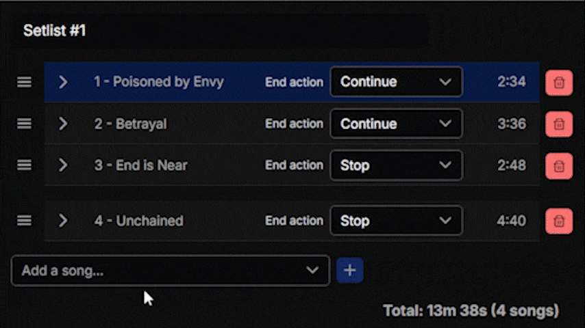 Marker navigation preview